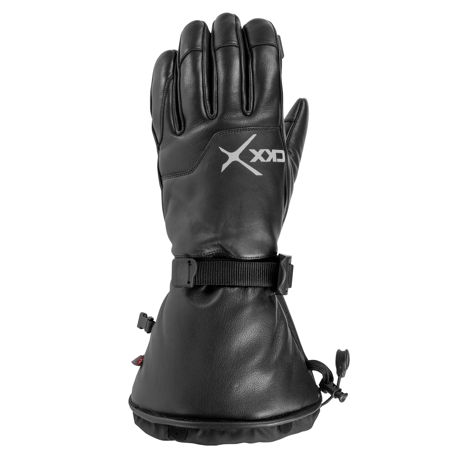 CKX Comfort Grip Leather Snowmobile Winter Gloves Unisex Black