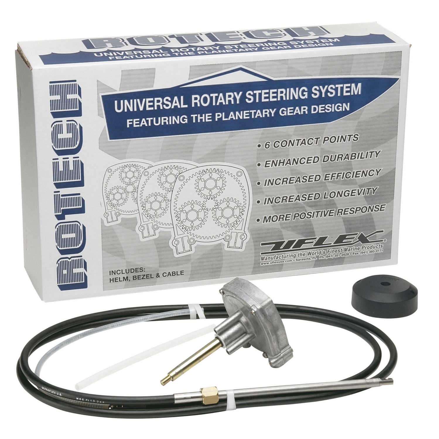 UFLEX Roteck Rotary Steering System | Kimpex Canada