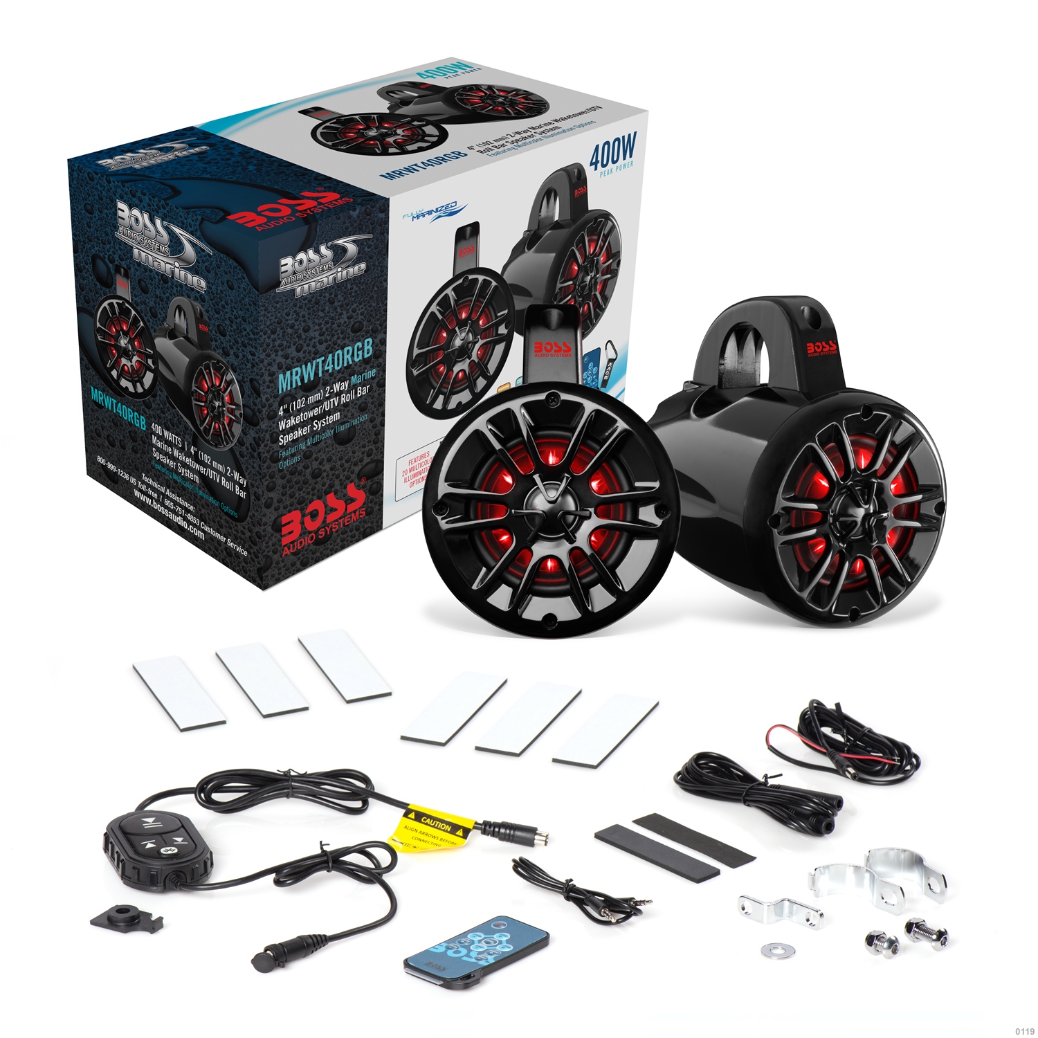 BOSS-AUDIO Roll Bar Speaker System | Kimpex USA