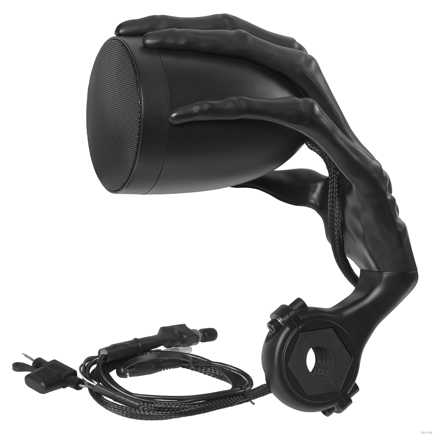 skeleton hand motorcycle speakers