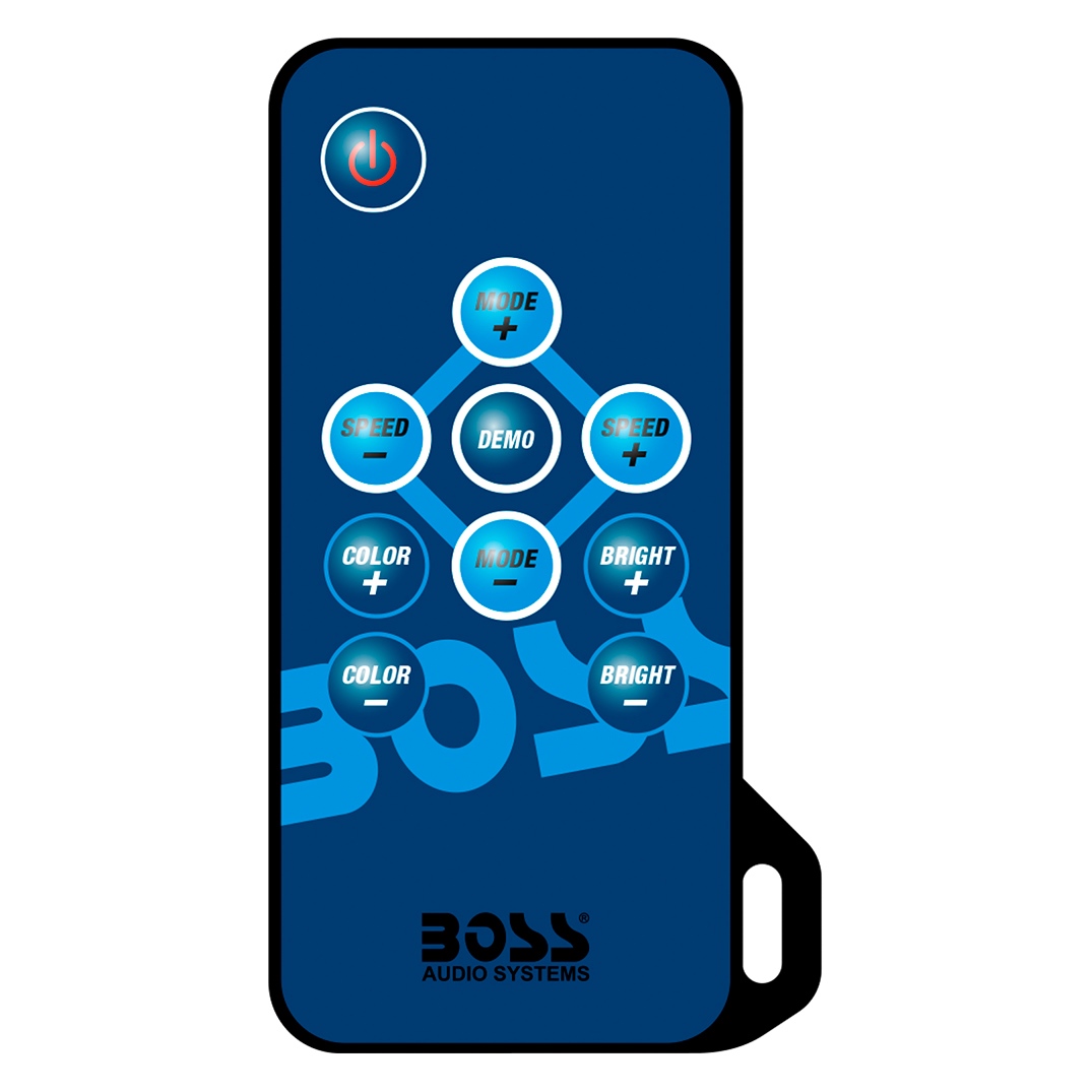 BOSS-AUDIO 360° RGB LED Whip Antenna | Kimpex Canada