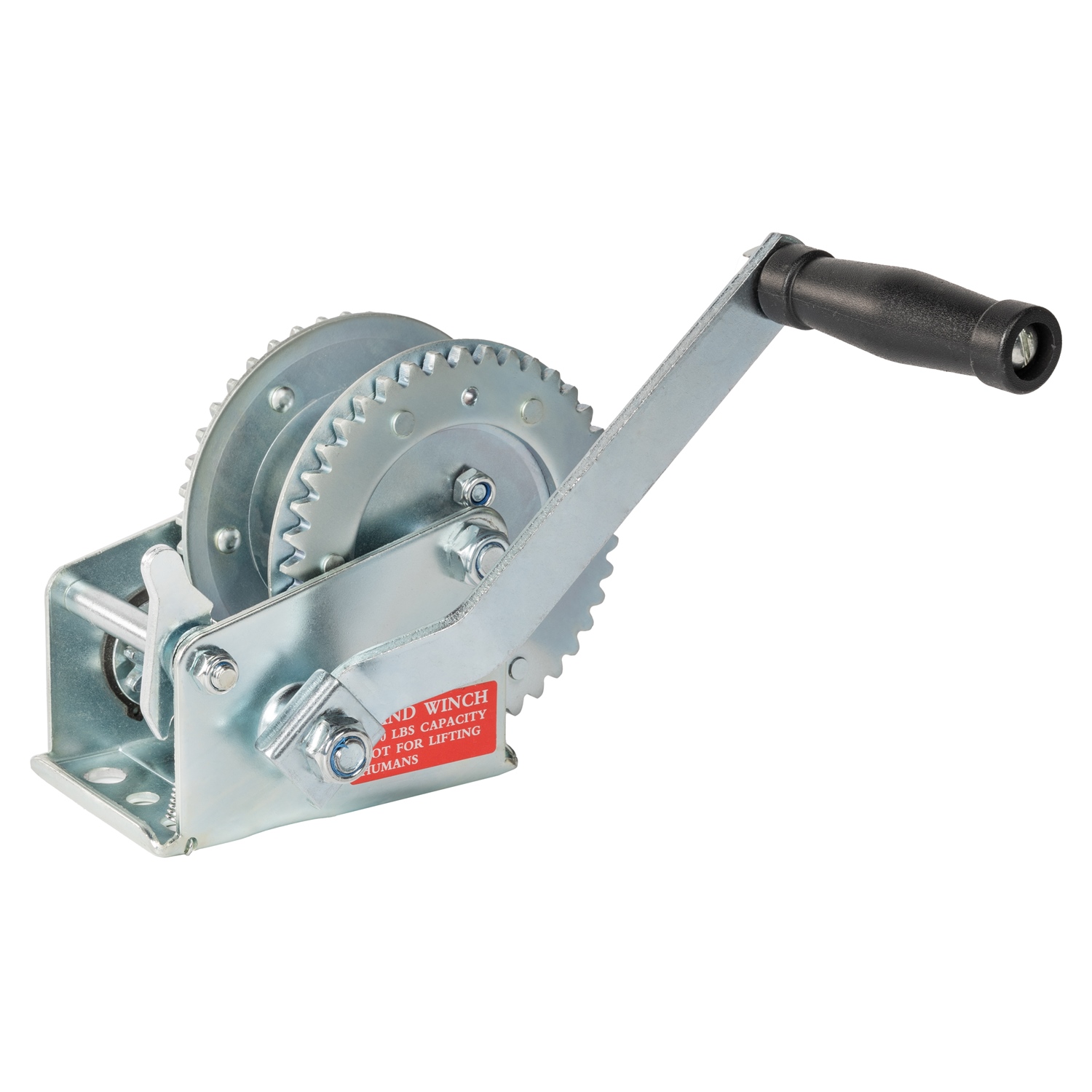 KATSU Treuil Manuel à Câble 2000 Lb (900 Kg) – Treuil Main Robuste Avec Câble Acier 10 M, Pour Remorque Bateau, Jet Ski, Voiture