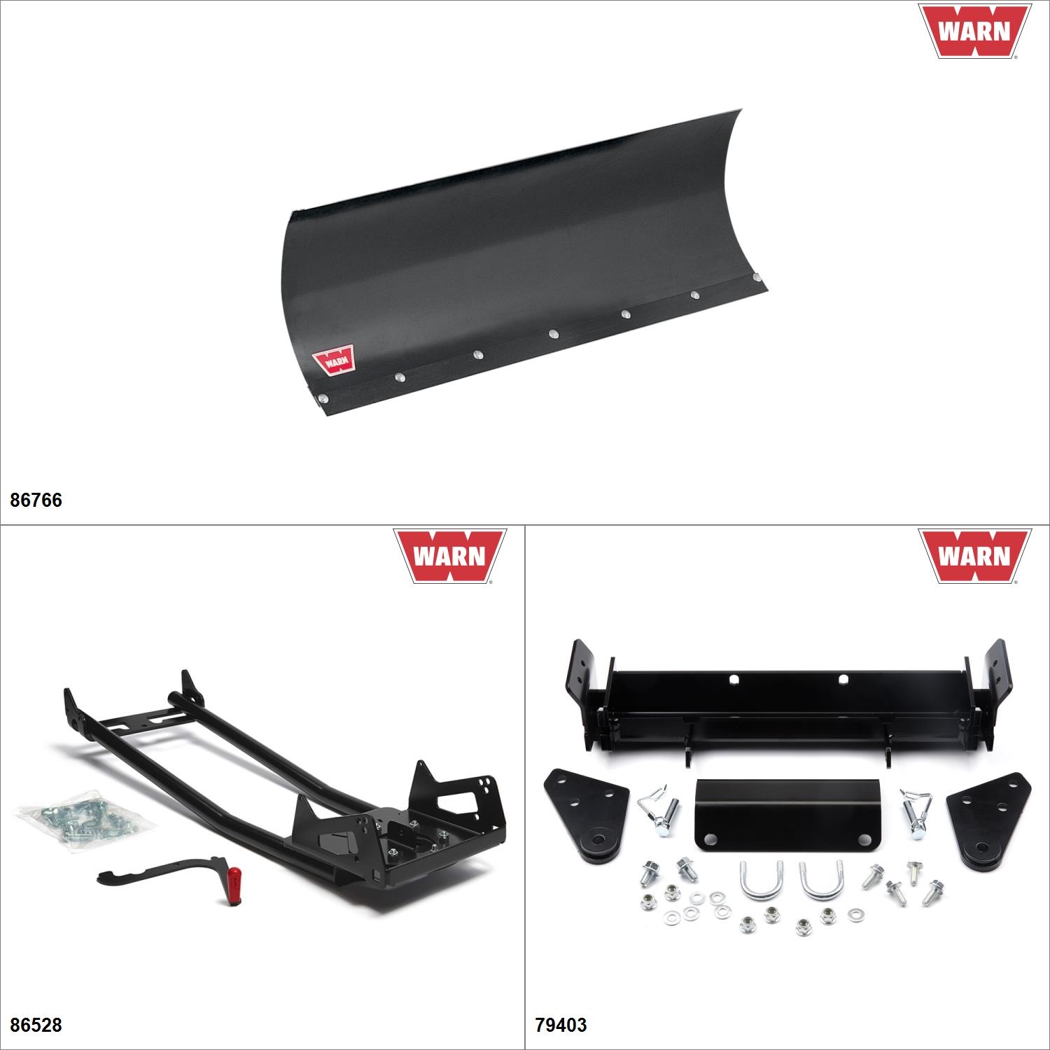 Warn Standard ATV Plow kit - 48″