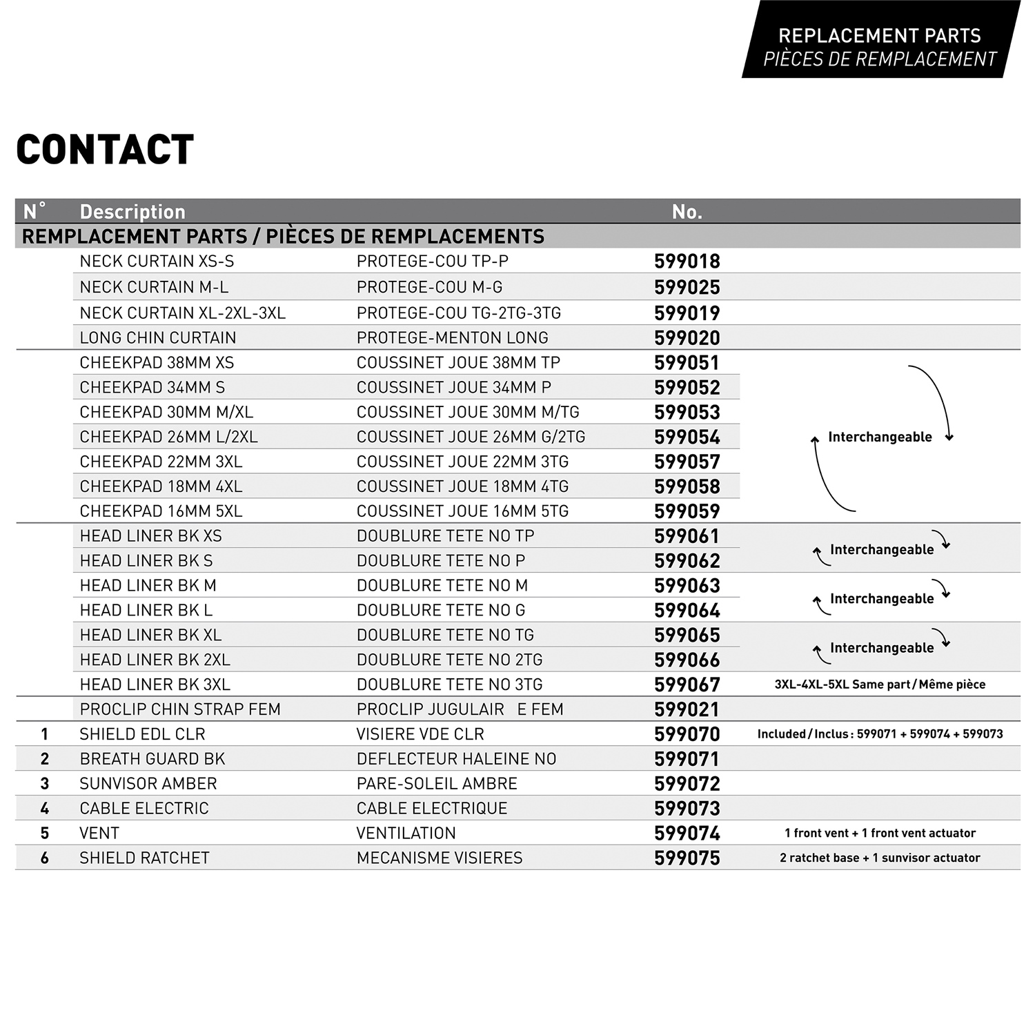 CKX Contact Full face Helmet Kimpex Canada