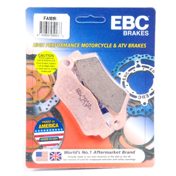 EBC  “R“ Long Life Sintered Brake Pad Sintered metal - Front/Rear