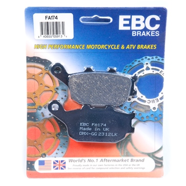 EBC  “X” Series Moto-X Sport & Enduro Brake Pad Organic - Rear