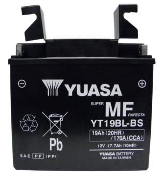 Yuasa Batterie AGM sans entretien YT19BL-BS