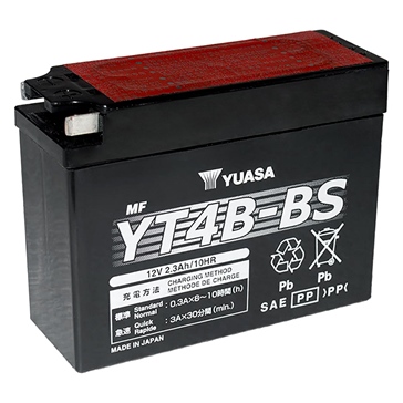 Yuasa Batterie AGM sans entretien YUAM62T4B