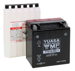 Yuasa Batterie AGM sans entretien YTX16-BS-1