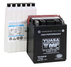 Yuasa Batterie Haute Performance AGM sans entretien YTX14AH-BS