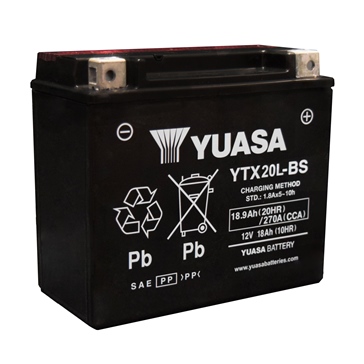 Yuasa Battery Maintenance Free AGM YTX20L-BS