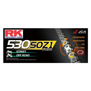 RK EXCEL Chain - 530XSOZ1 Road X'Ring Chain