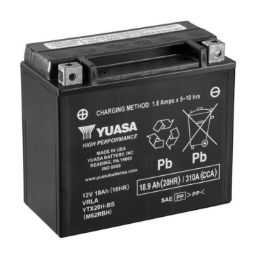 Yuasa Batteries AGM sans entretien activée à l'usine YTX20H