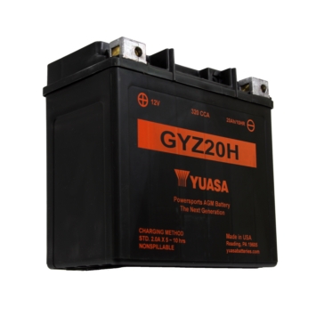 Yuasa Batteries AGM sans entretien activée à l'usine GYZ20H