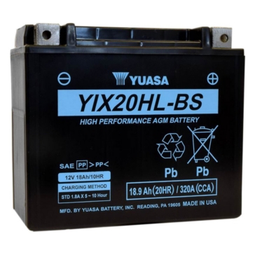 Yuasa Batterie Haute Performance AGM sans entretien YIX20HL-BS