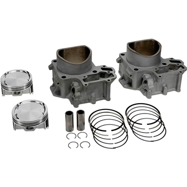 Cylinder Works Ensemble de cylindre standard Kawasaki - 750 cc - Carbure de silicium avec dépôt de nickel