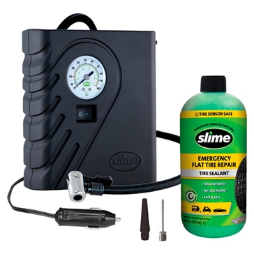 SLIME Smart Repair Tire Kit with Air Compressor