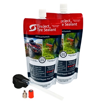 TireJect Ensemble de Scellant pour pneu 2 X 10 oz Liquide