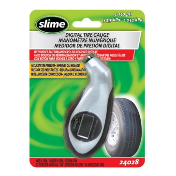SLIME 5-150 PSI Digital Tire Gauge Tire Gauge