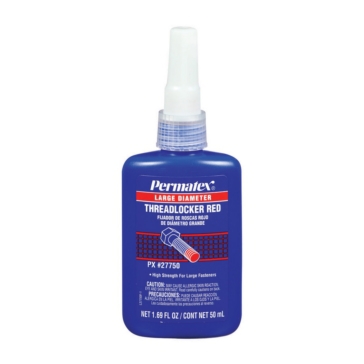 Permatex Red High Temperature/High Strength Threadlocker Gel