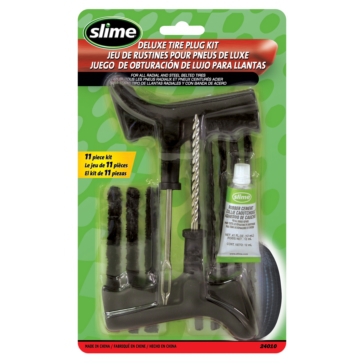 SLIME Tire plug kit with pistol grip handle