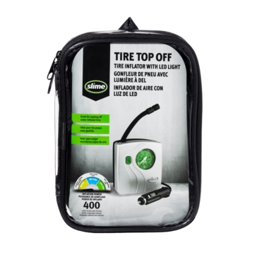 SLIME Tire Inflator With LED Light 50 PSI