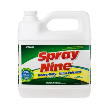 Spray Nine Nettoyant/dégraissant/désinfectant 4 L / 1.05 G