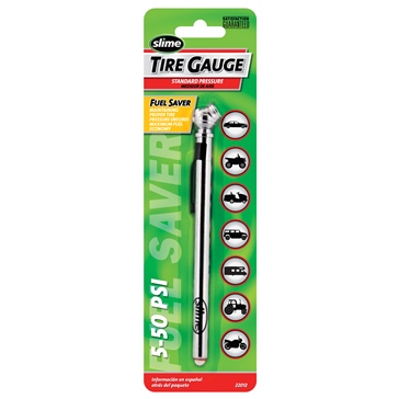 SLIME 5-50 PSI Pencil Gauge Tire Gauge
