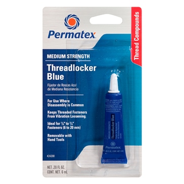 Permatex Blue Removable Strength Threadlocker Liquid