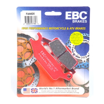 EBC  "X" Carbon Graphite Brake Pad Carbon graphite - Front