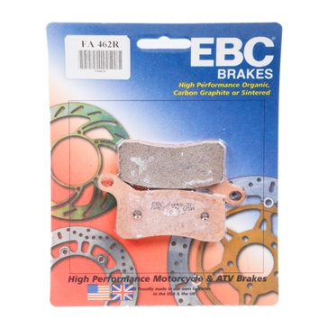 EBC  Plaquette de frein en métal fritté Série «R» - Longue durée Graphite de carbone - Avant