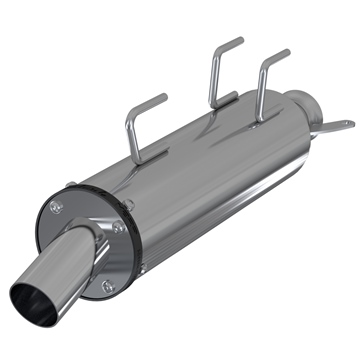 MBRP Powersports Slip-On Muffler Assembly Fits Polaris