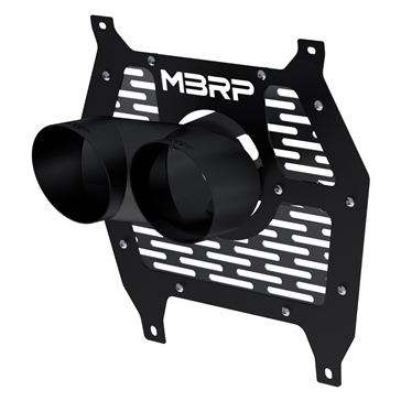 MBRP Powersports Dual Outlet Tip and Shield