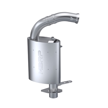 MBRP Powersports Silencieux Quiet prifile