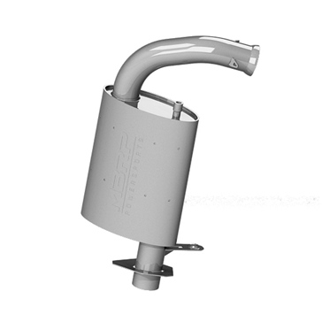 MBRP Powersports Silencieux Quiet prifile