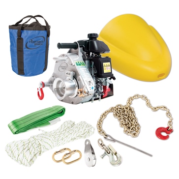 Portable Winch Winch PCW5000 With forestery kit