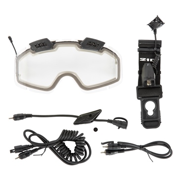 CKX Electric 210° Goggles Lens with Adjustable Ventilation & Accessories