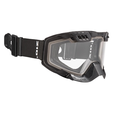 CKX Lunettes 210° avec ventilation contrôlable pour sentier Noir mat