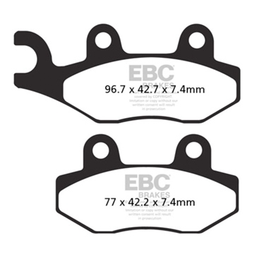 EBC  SXR Brake Pad Sintered metal - Front right