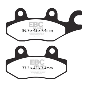 EBC  SXR Brake Pad Sintered metal - Front left