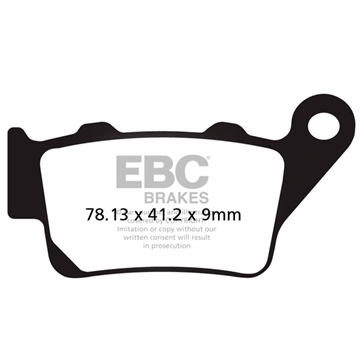 EBC  Double-H Superbike Brake Pad Rear right