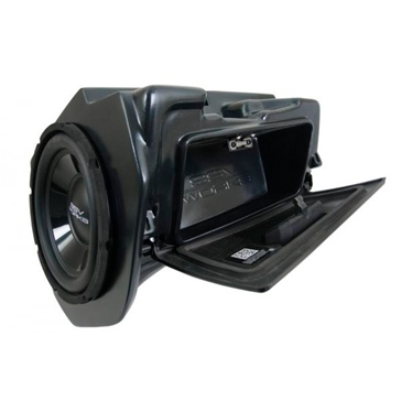 SSV WORKS WP Subwoofer with Box & Amplifier Fits Polaris - Glove box