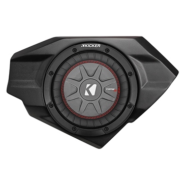 SSV WORKS Kicker Powersport Subwoofer with Box Fits Arctic cat - Side
