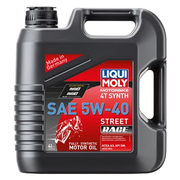 Liqui Moly Huile 4T Synthétique Street Race 5W40