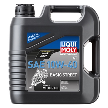 Liqui Moly Oil 4T Mineral Basic Street 10W40