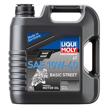 Liqui Moly Huile 4T Minéral Basic Street 10W40