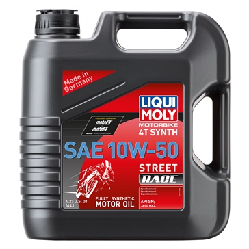 Liqui Moly Huile 4T Synthétique Street Race 10W50