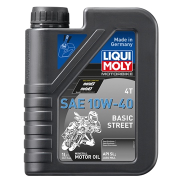 Liqui Moly Huile 4T Minéral Basic Street 10W40
