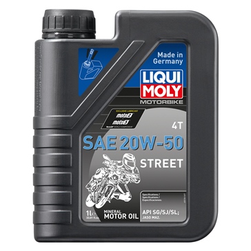 Liqui Moly Huile 4T minérale Street 20W50