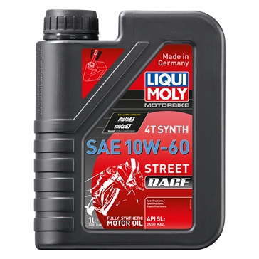 Liqui Moly Huile 4T Synthétique Street Race 10W60